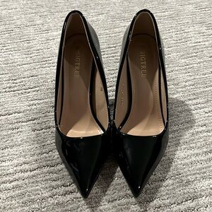 NWT Black Patent Leather Pumps - 38.5